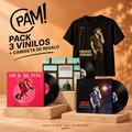 3 Vinilos y regalo de camiseta